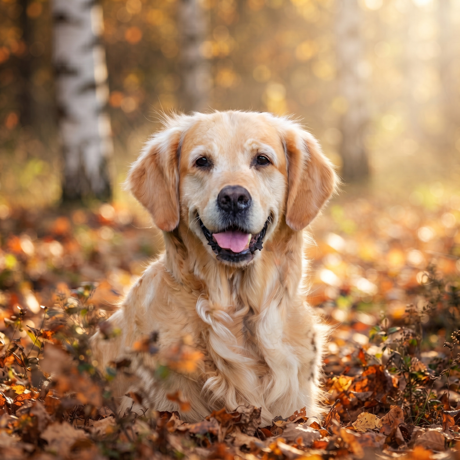 Photo of a golden retriever