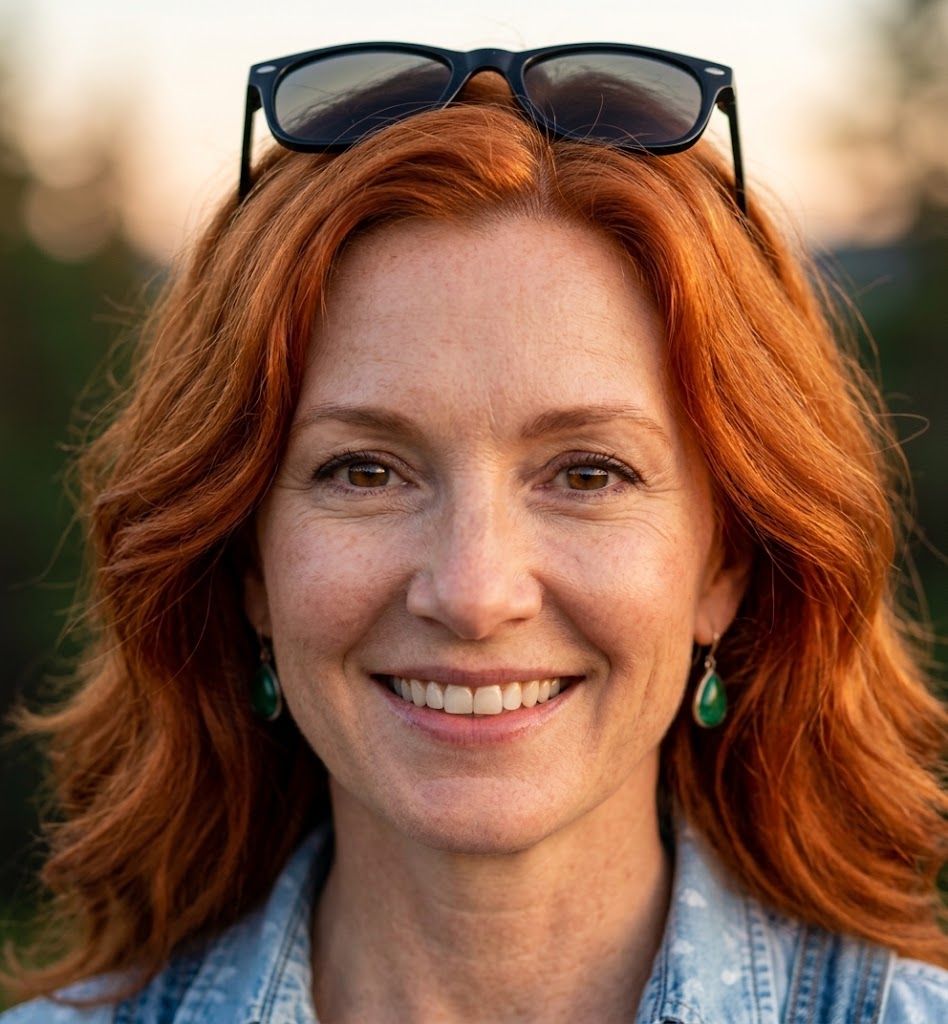 Photo of a mum with red hair