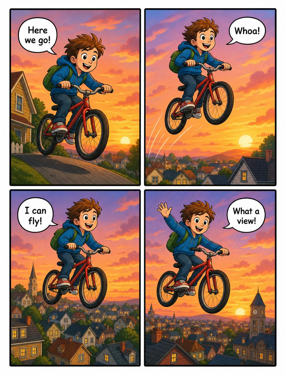 The Flying Bicycle